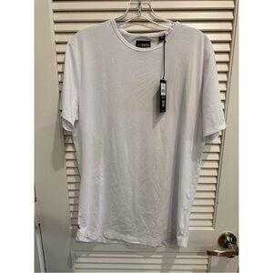 NWT Cuts Men's White T-Shirt size L